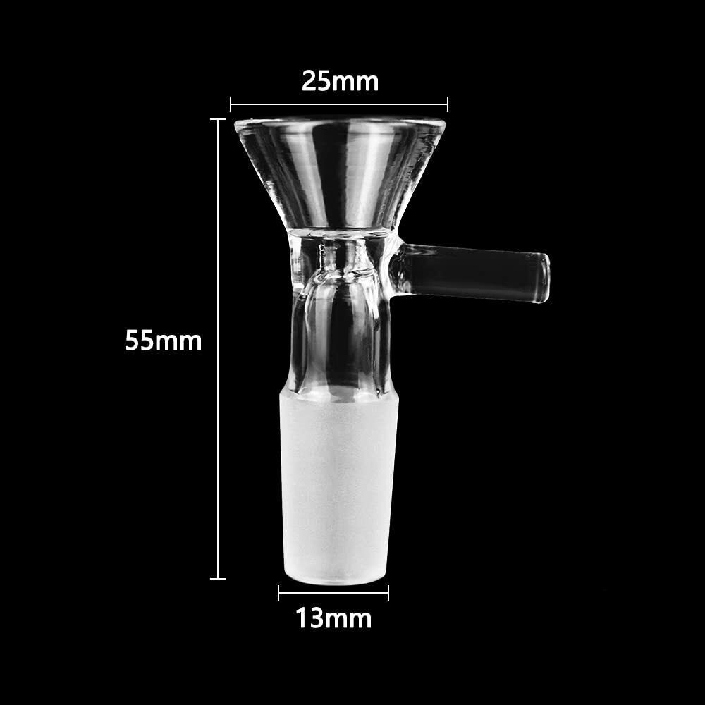 3Pack 5.5″ (insert 5.3”) Downstem +14mm Male Round Bowl