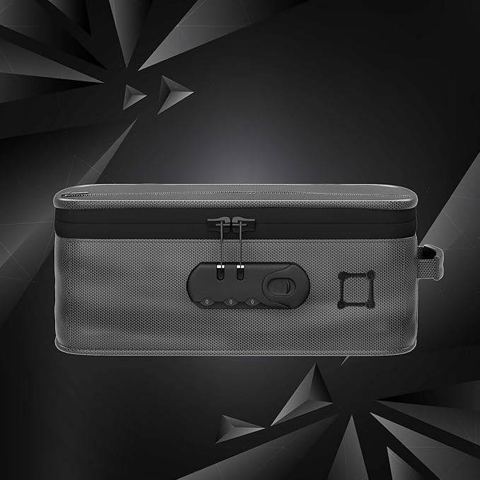 BLACKBOX – Smell Proof Stash Box by Kulbi – Lockable Storage Container