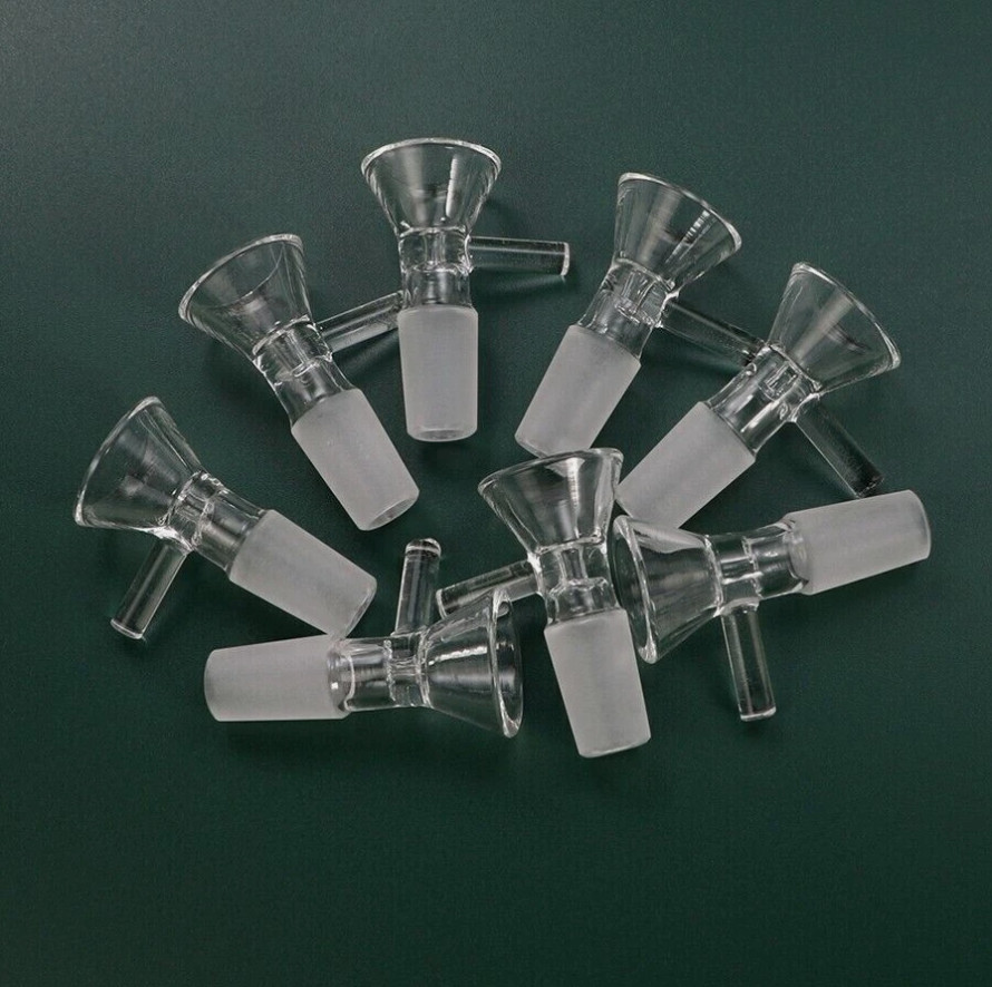 (10 PACK) 14MM Male Glass Bowl For Water Tobacco Pipe Bong Replacement Head USA