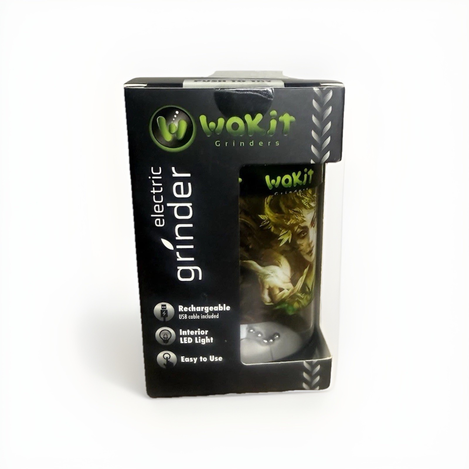 Wakit Grinders rechargeable Electric Herb Grinder KLR tree goddess