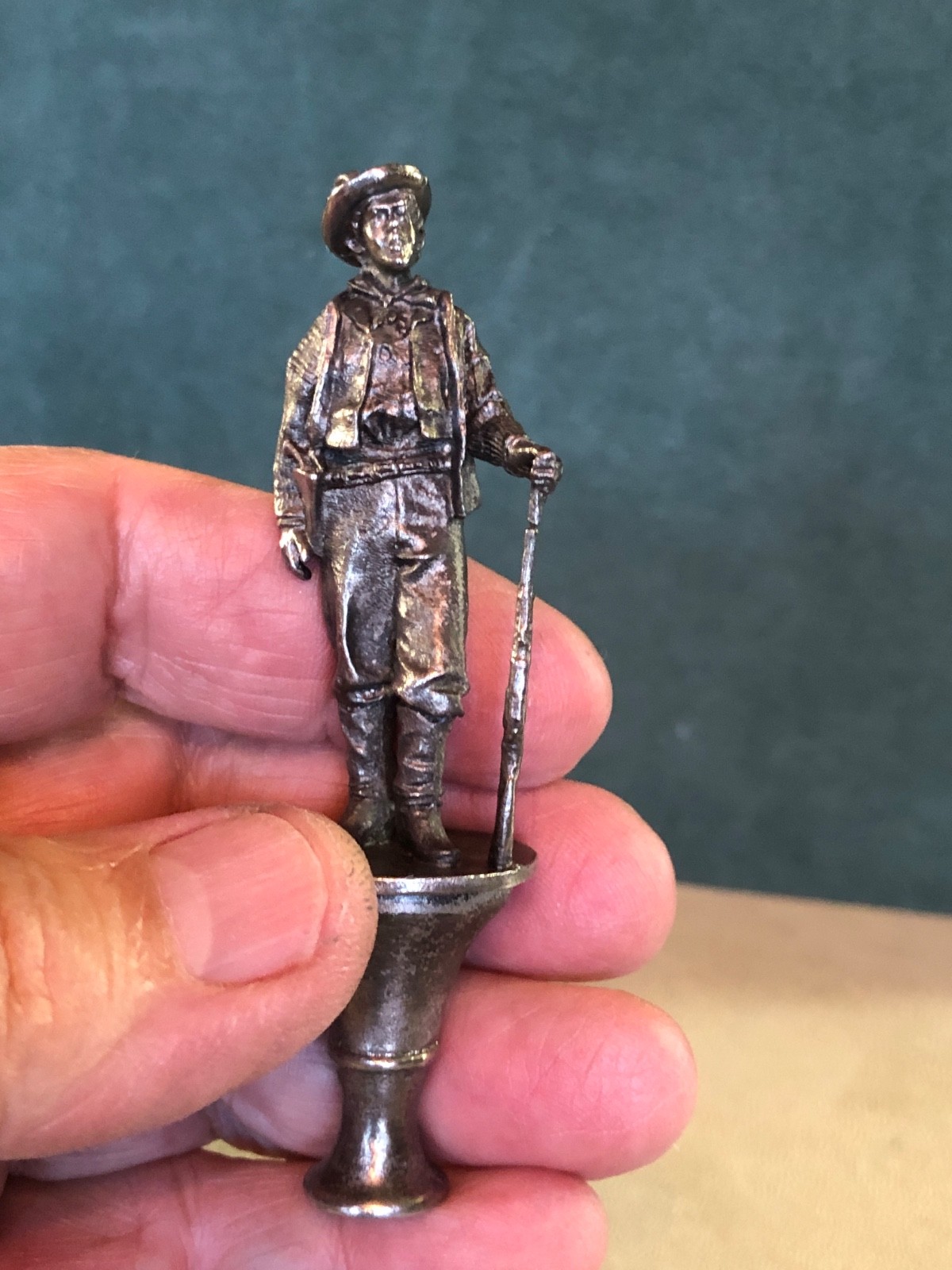 Billy The Kid Pipe Tamper, Solid Fine Pewter