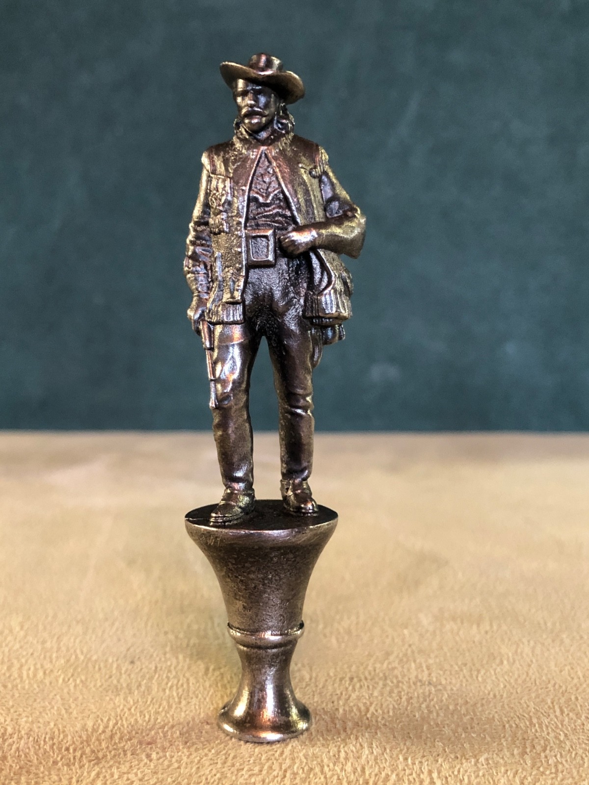 Buffalo Bill Pipe Tamper, Solid Fine Pewter