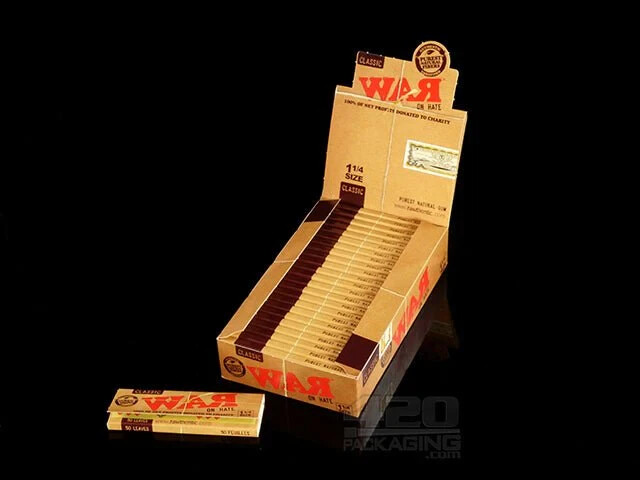 🍃😎🍃 24 X 1 1/4 RAW CLASSIC NATURAL UNREFINED ROLLING PAPERS🍃😎🍃