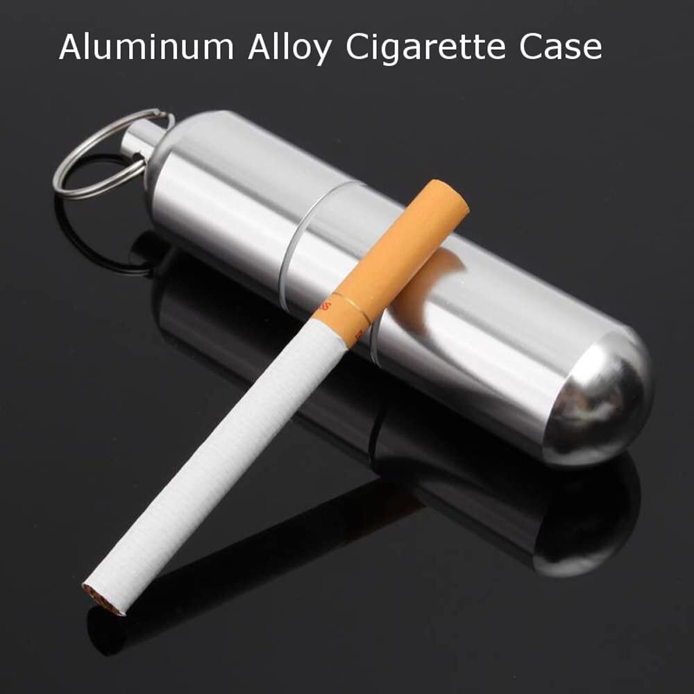 1pc Pill Box Keychain Medicine Case Bottle Small Holder Container Waterproof