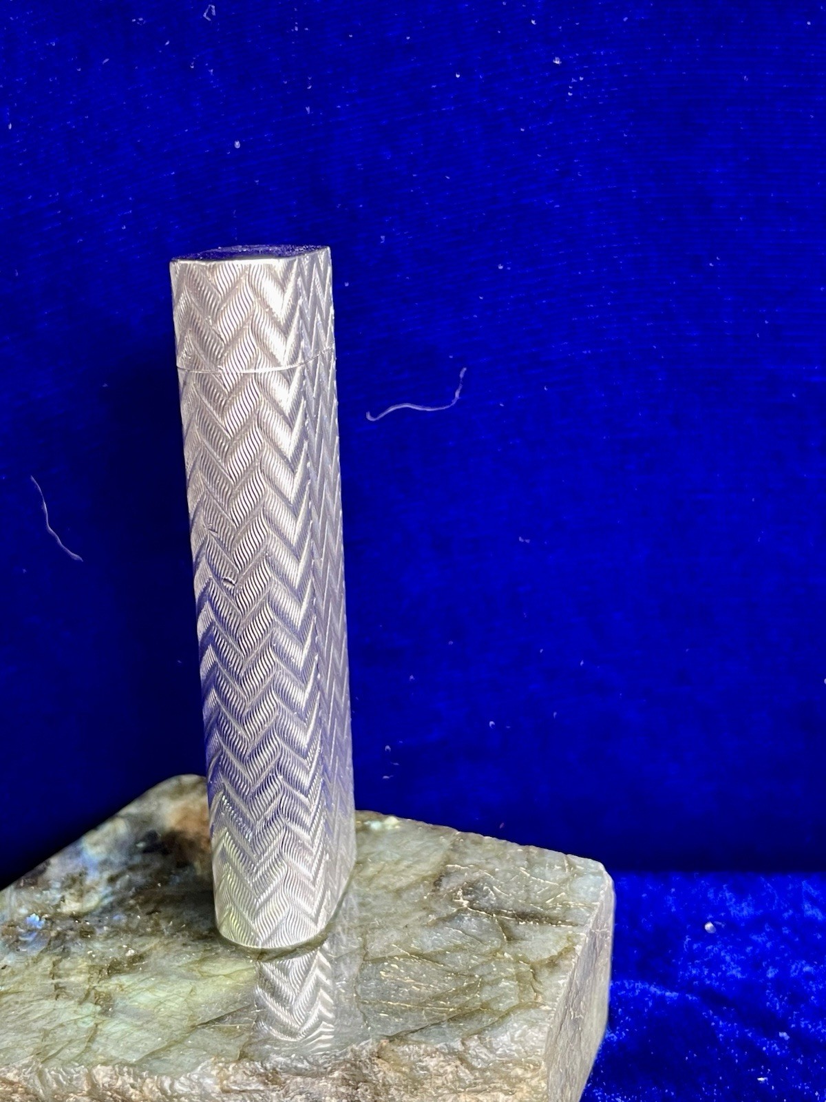 Cartier Lighter Vintage Silver Oval Very Good Condition Works Year Warranty