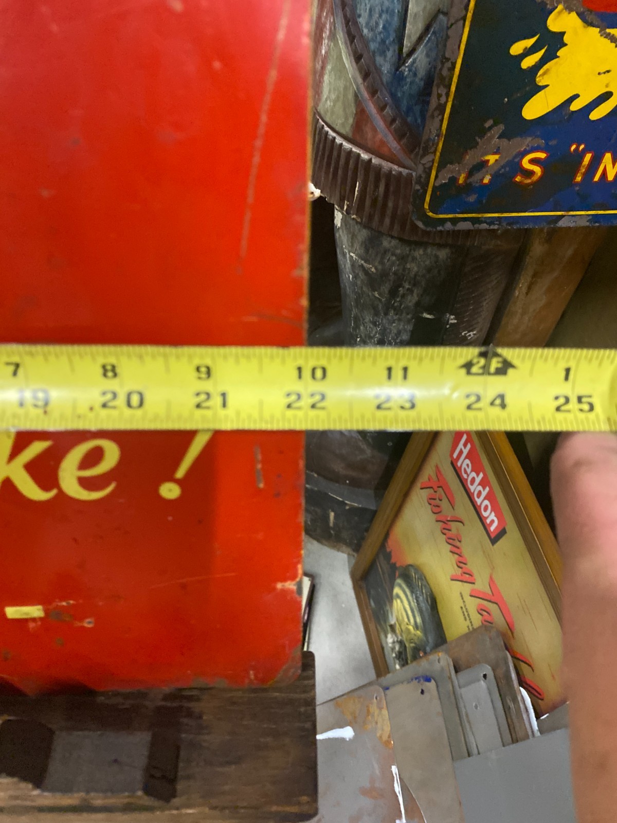 Prince Albert Tobacco Metal Embossed Sign 22″ x14″ GAS OIL SODA COLA