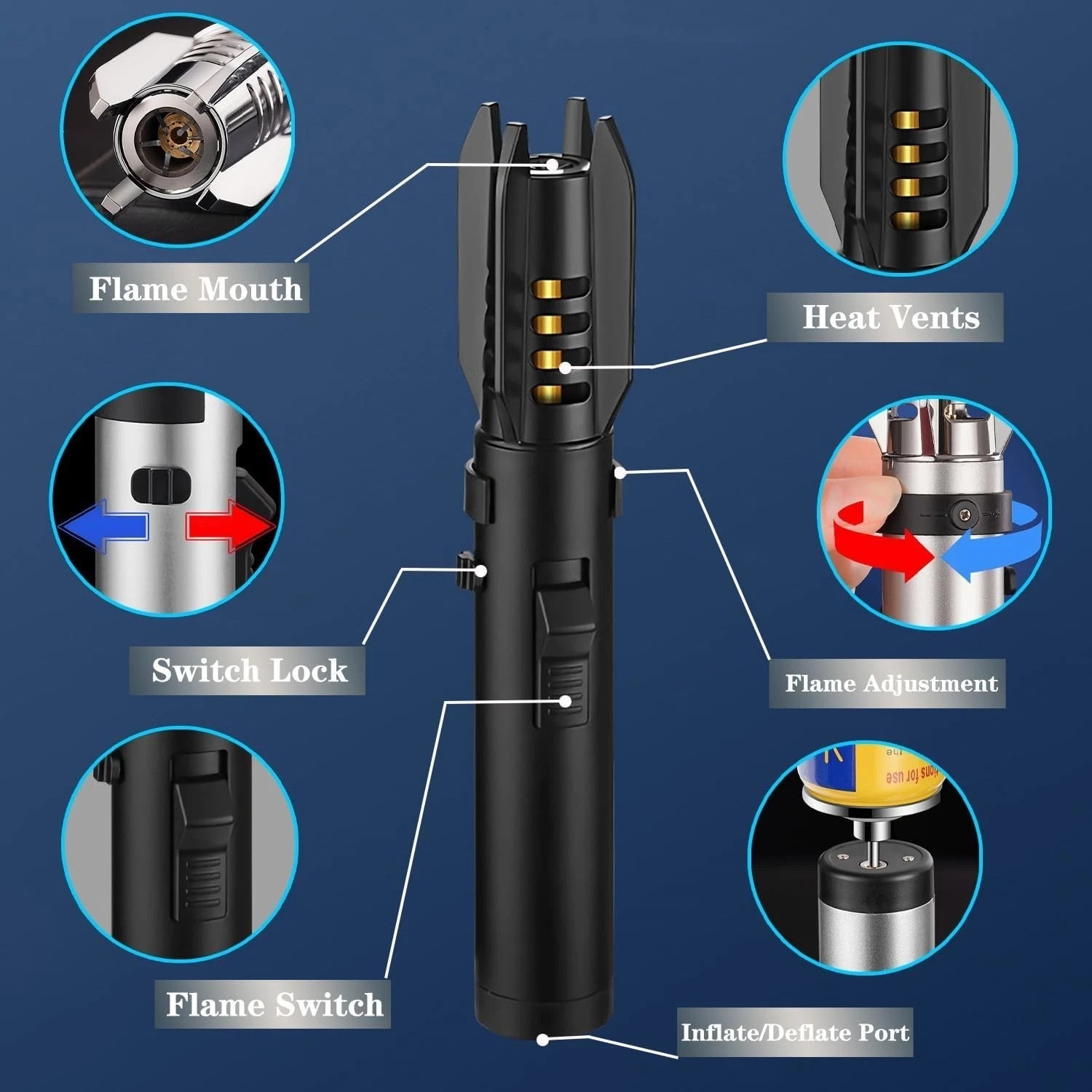 2026 NEW Lux Blaze Lighter, Luxblaze Plasma Lighter, Adjustable Windproof Torch