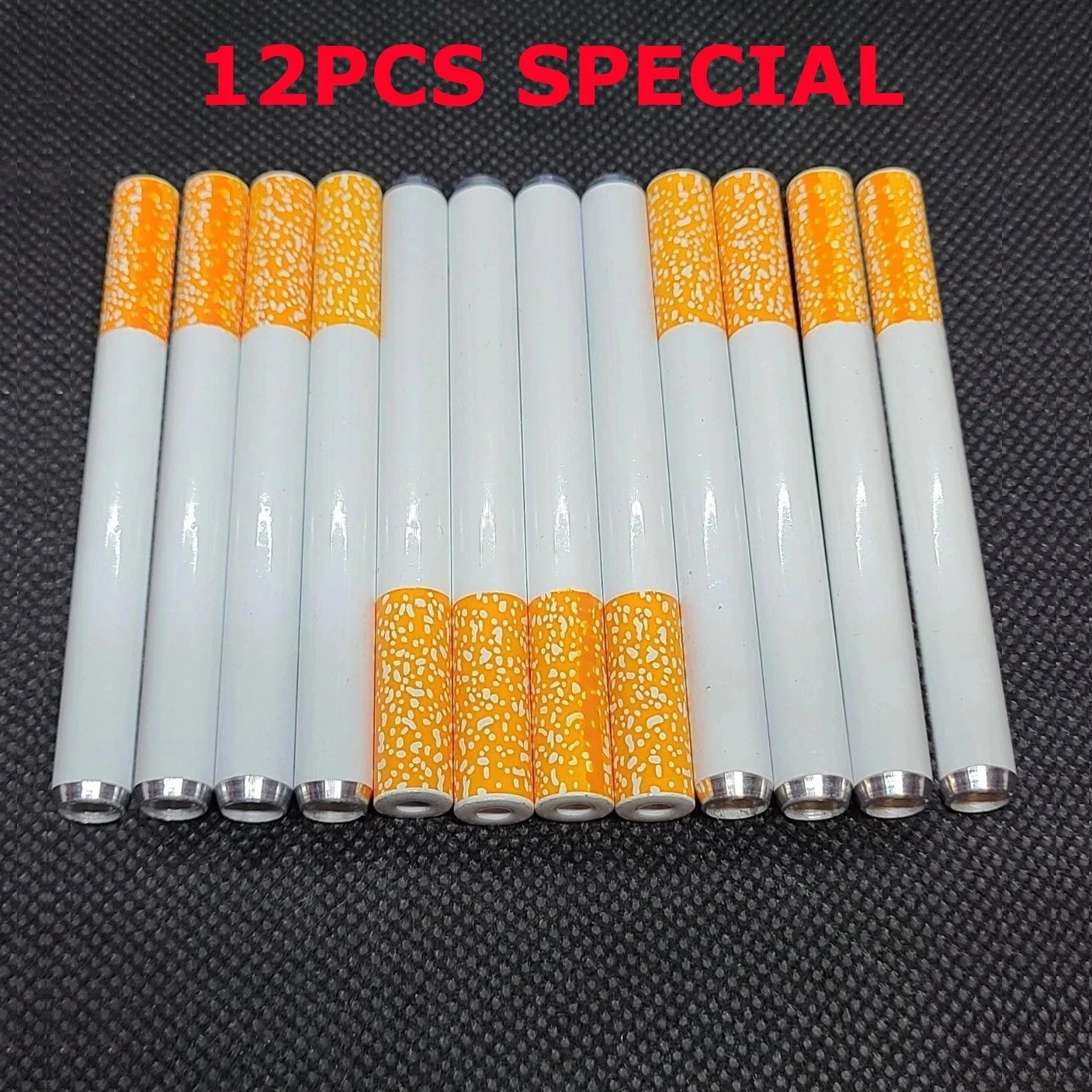 12x Metal One Hitter Dugout Pipe Cigarette Bat Large 78mm / 3.07″ Free Shipping