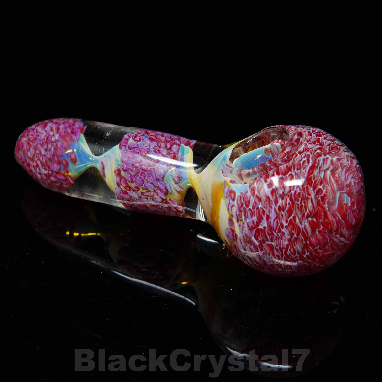 4.5 inch Handmade Thick Heavy Lava Red Marble Tobacco Smoking Bowl Glass Pipes