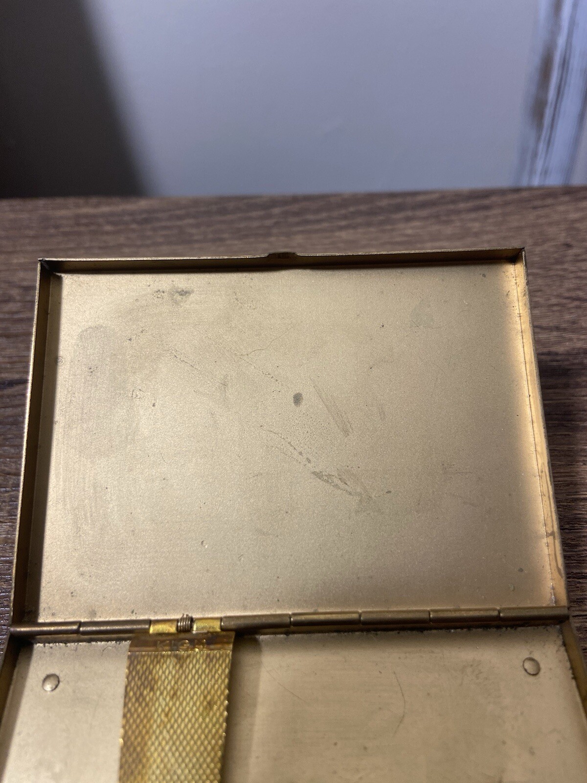 Kigu Mother Of Pearl Cigarette Case And Compact With Mirror, Very Good Condition