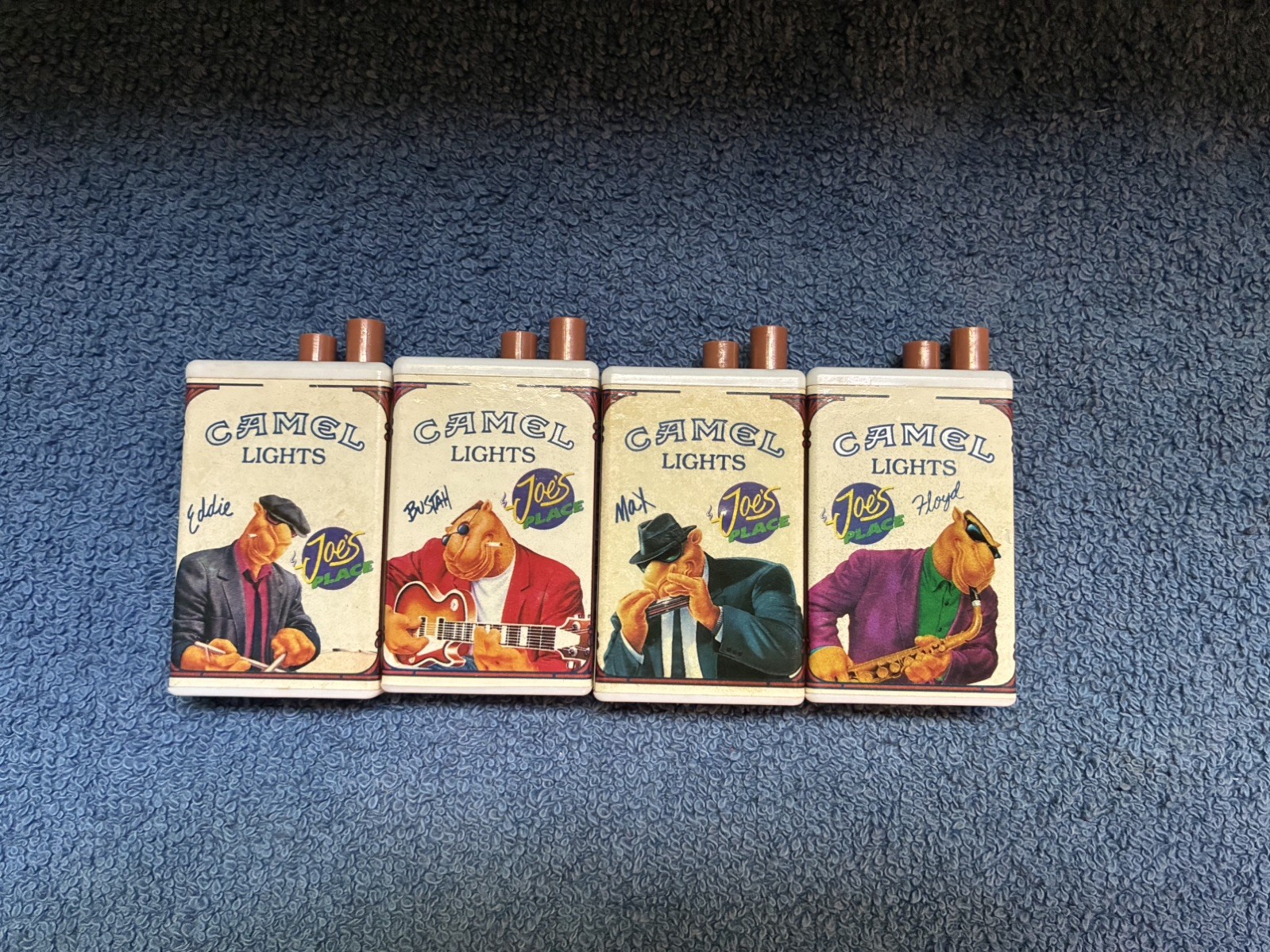 Vintage Joe Camel Ultimate Collector’s Lot 50+ Pcs – Hat w/ Box, Lighters, Tin