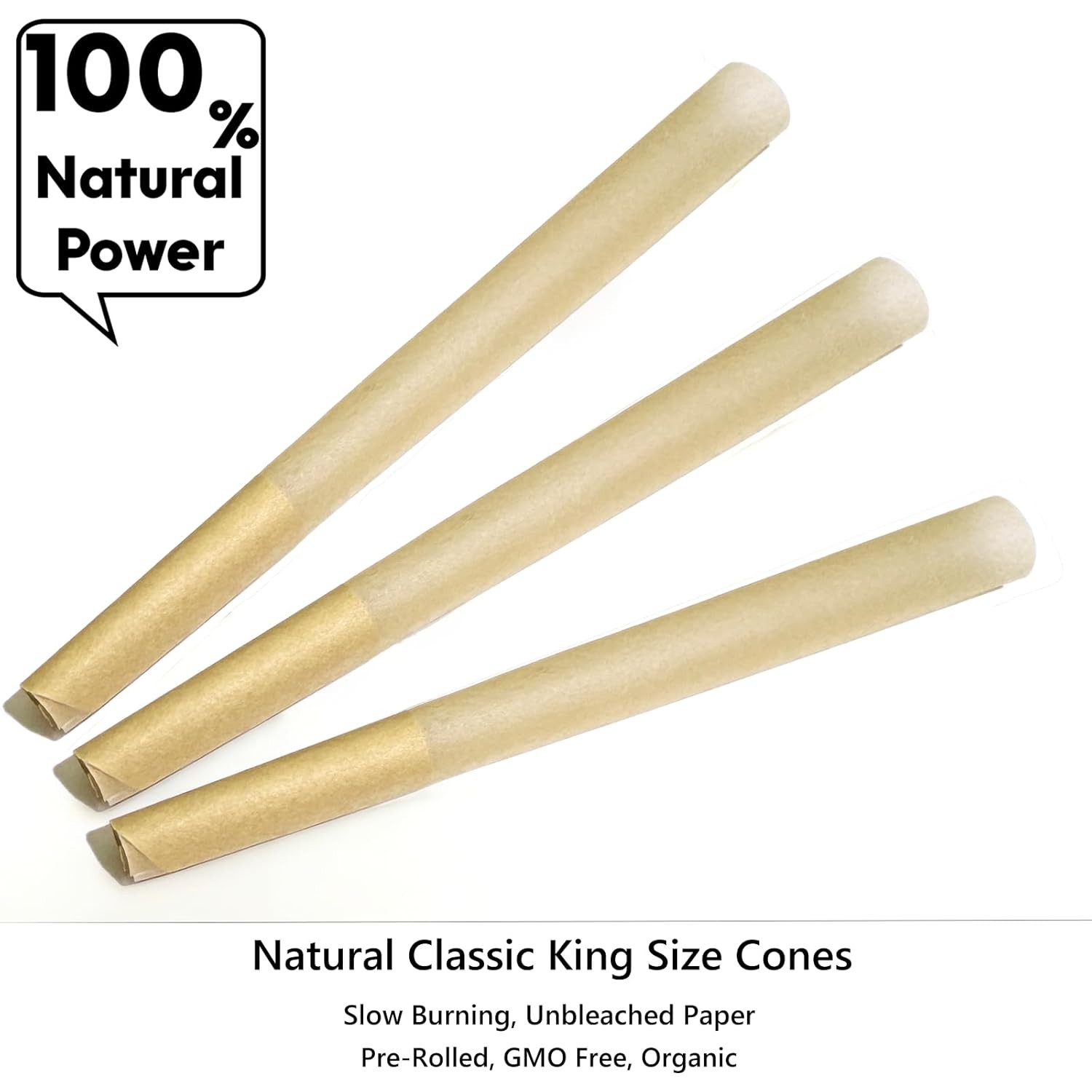 200 PACK Cones Rolling Paper | King Size | 108mm | Pre Rolled Cones with Paper L