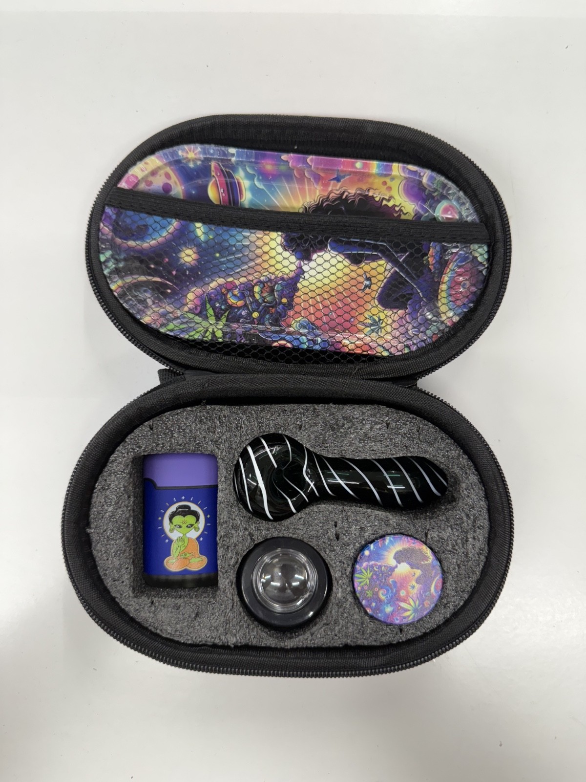 COOL Smoking Kit Set with Tray Pipe Smell proof set and more
