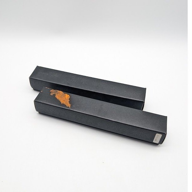 2 Set Stainless Steel Gold Cigar Tubes Single Humidor Box Case Travel Portable