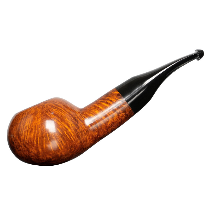 MUXIANG Briar Wooden Tobacco Pipe Handmade Smooth Freehand Pipe Wood Author Pipe