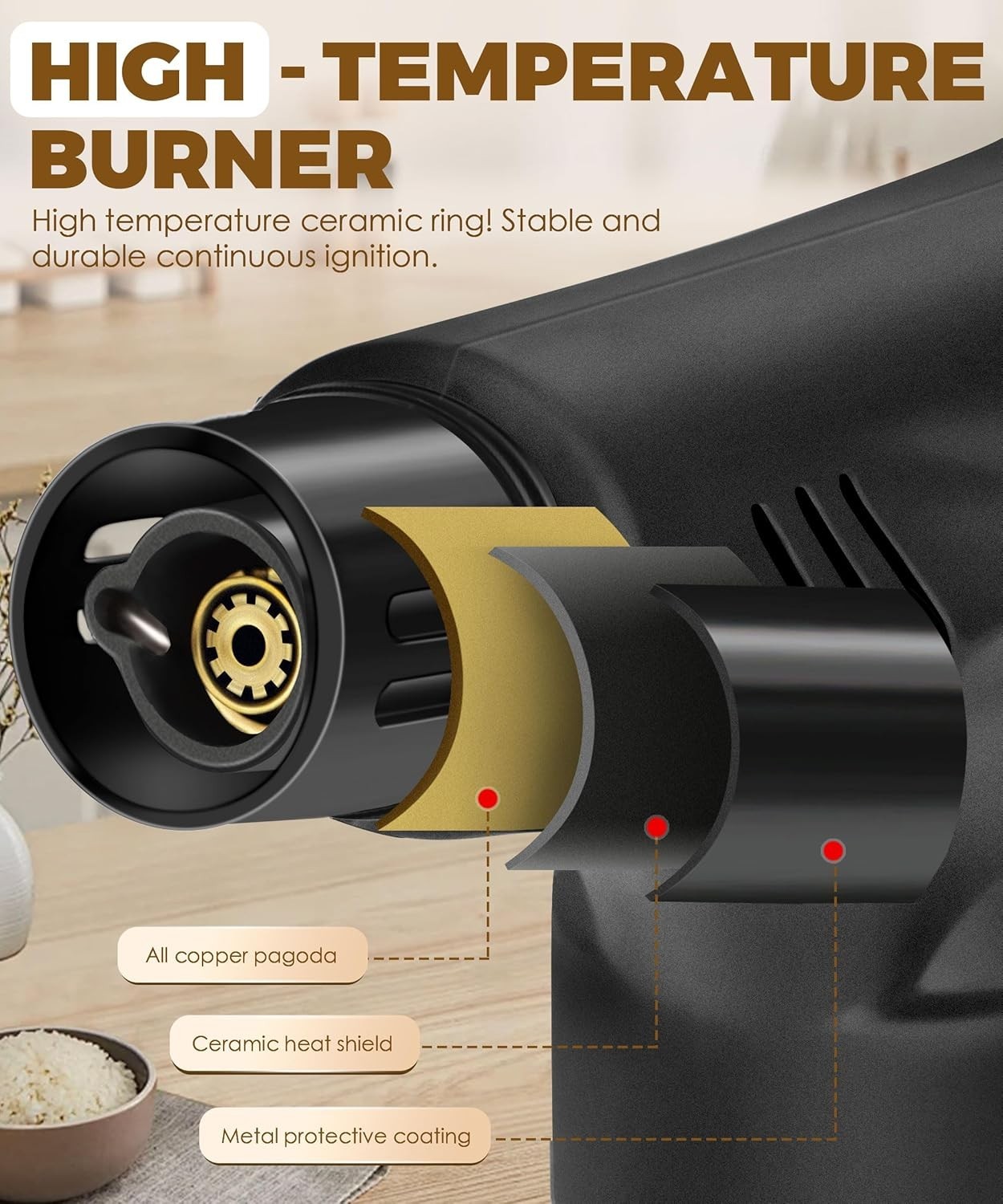 4 Pack Eagle Jet Torch Gun Lighter Adjustable Flame Windproof Butane Refillable