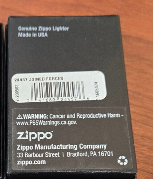 Zippo 24457 Joined Forces Emblem Made in USA