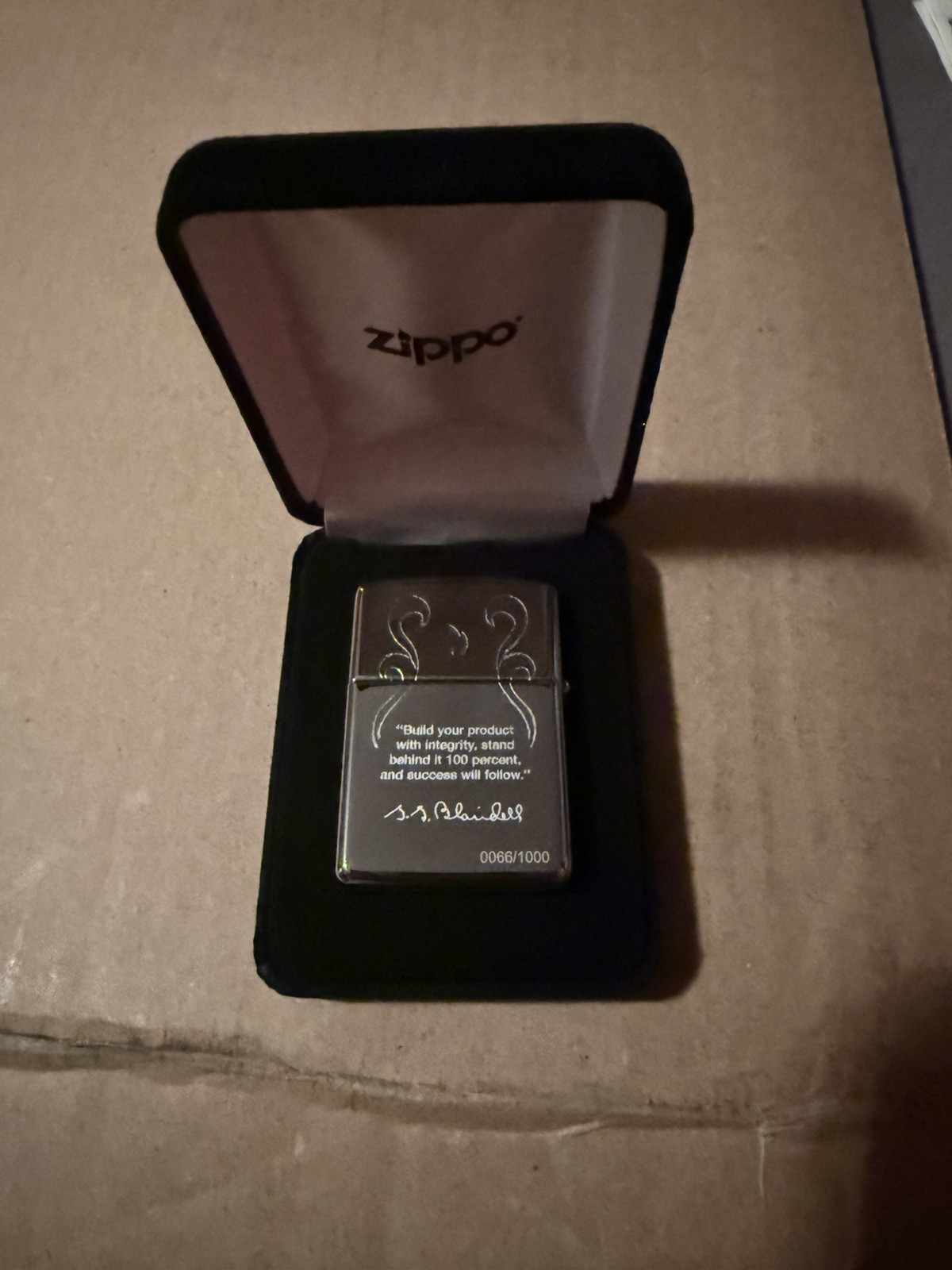 2022 Zippo Lighter w/ Pipe Insert 40th Anniversary Collection Lmtd to 1000 Pc#66