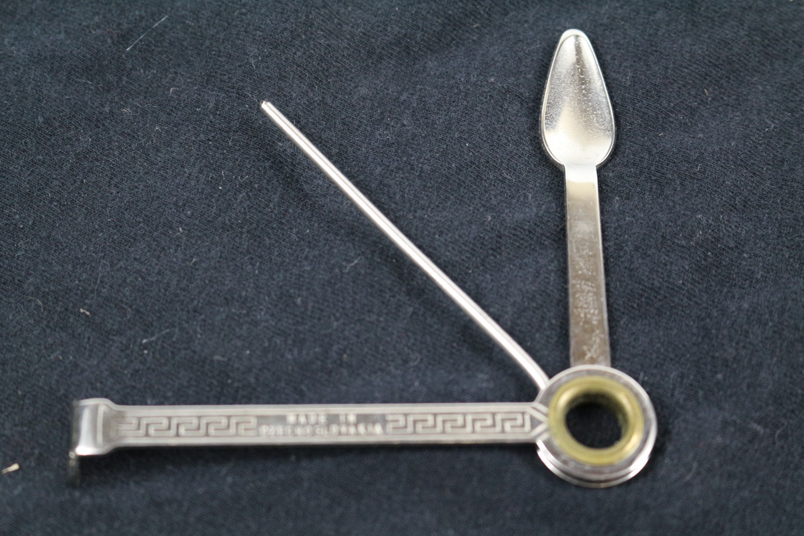 Vintage Czech Republic 3-in-1 Tobacco Pipe Cleaning Toll Reamer & Tamper