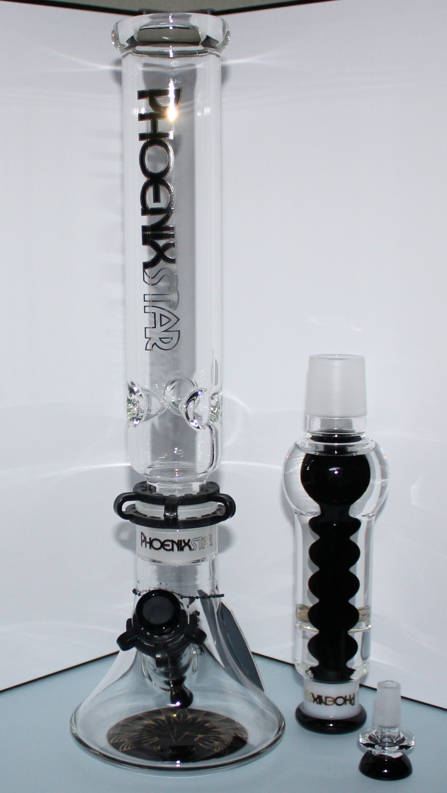 12″ FREEZE BONG WATER PIPE W/ 15″ STRAIGHT TUBE ATTACHMENT WATER PIPE