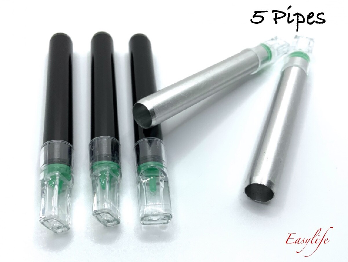 5 X Metal Smoking Pipes Bats With Tips Works In Dugout SAME DAY SHIP