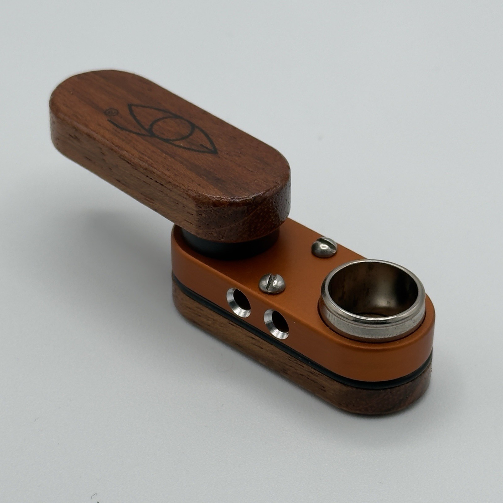 CLASSIC ORIGINAL MONKEY PIPE – FREE SHIPPING – MADE IN THE USA – ORANGE