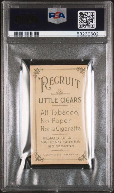 LUXEMBOURG T59 1910 American Tobacco Flags Of All Nations PSA 5 EX