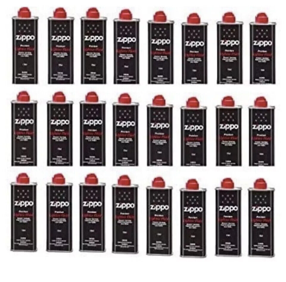 Genuine Original Zippo Premium Lighter Fuel Fluid Refill or 1 Wick or 6 Flints