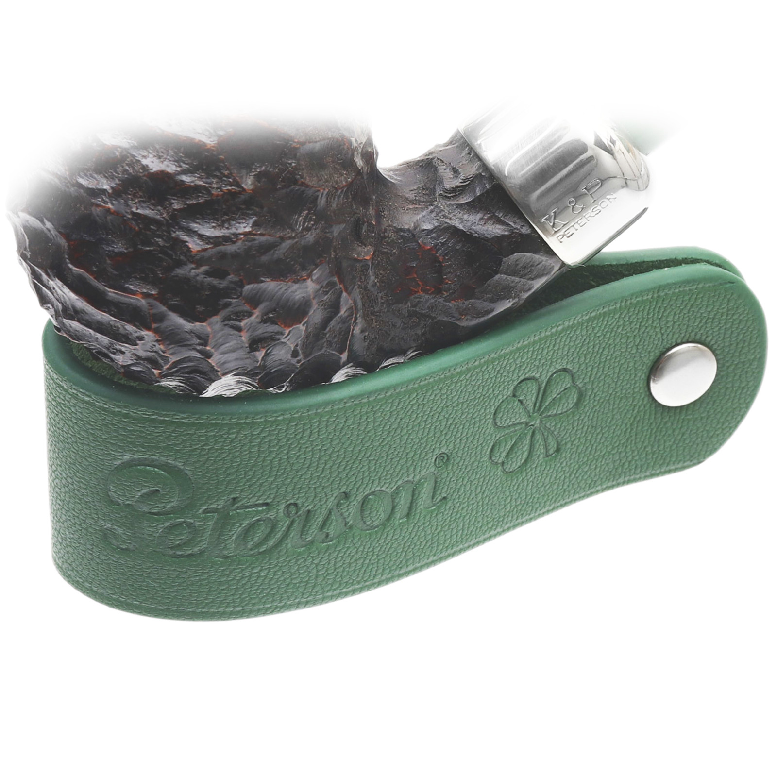 Peterson Pipes Genuine Leather Minimalist Pipe Stand – Shamrock Green