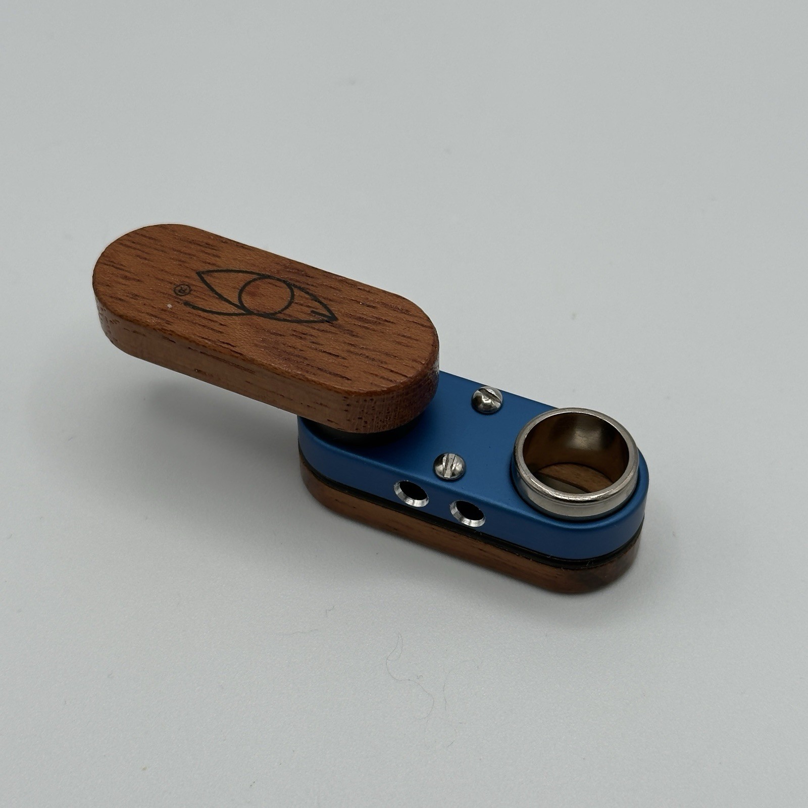 CLASSIC ORIGINAL MONKEY PIPE – FREE SHIPPING – MADE IN THE USA – BLUE