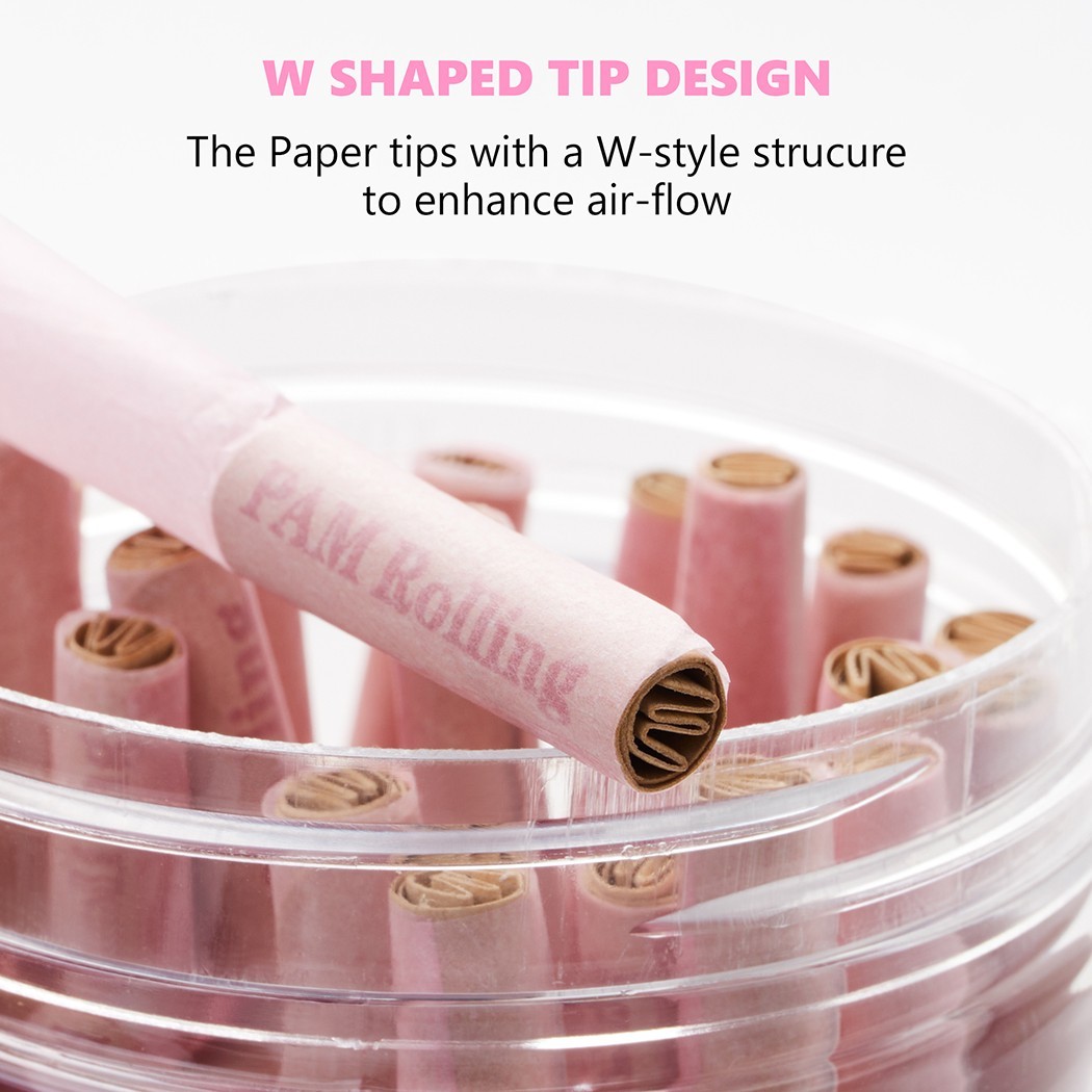 300Pack 1 1/4 W/Filter Tip Pre Rolled Cones with Cone Loader Stick and Tubes