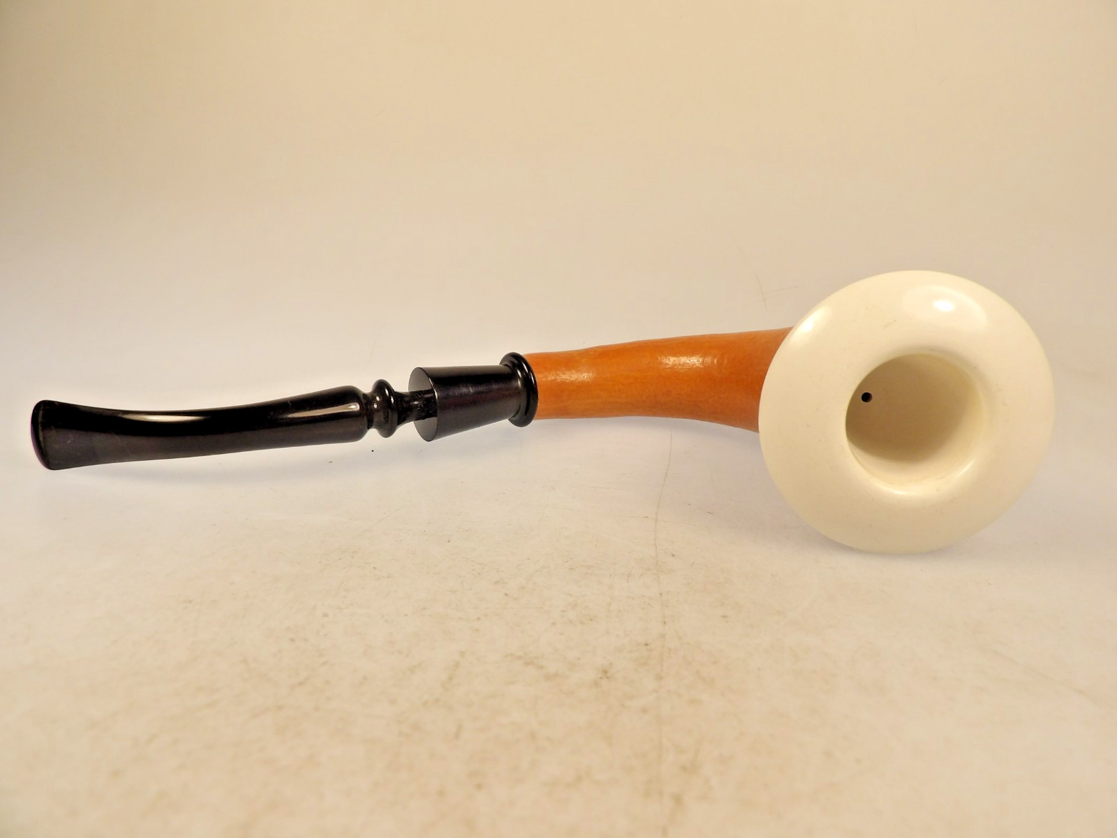 New Pioneer Sherlock Holmes Calabash Gourd Ceramic Bowl Cup Pipe Cool &Dry Smoke