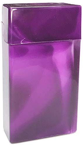 Marbled Color Cigarette Case/Box – for 100mm Cigarettes (4 Assorted colors