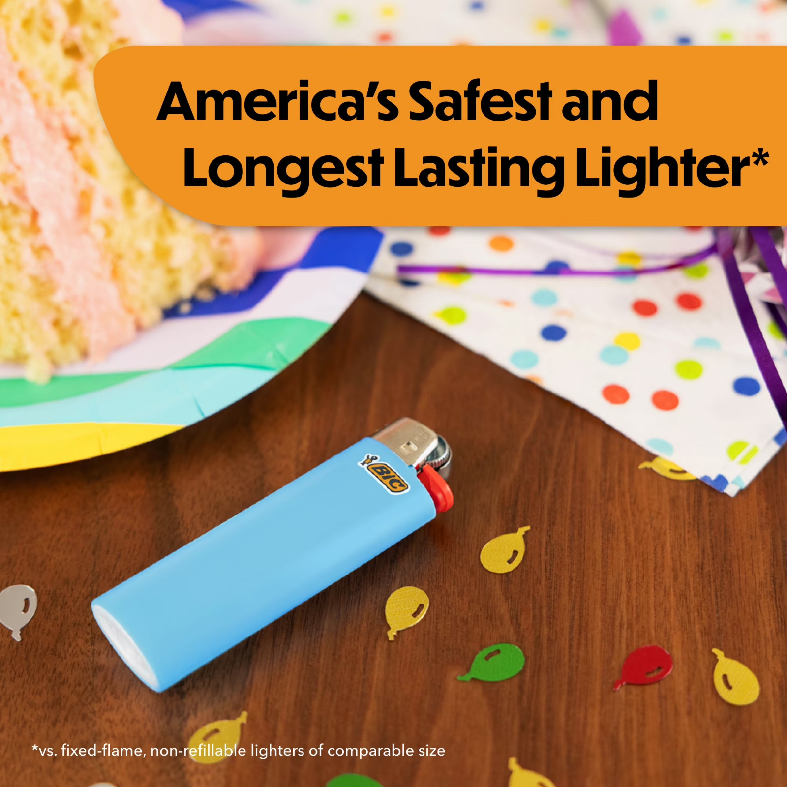 BIC Pocket Lighters 5-Pack Assorted Colors Reliable Long-Lasting Flame