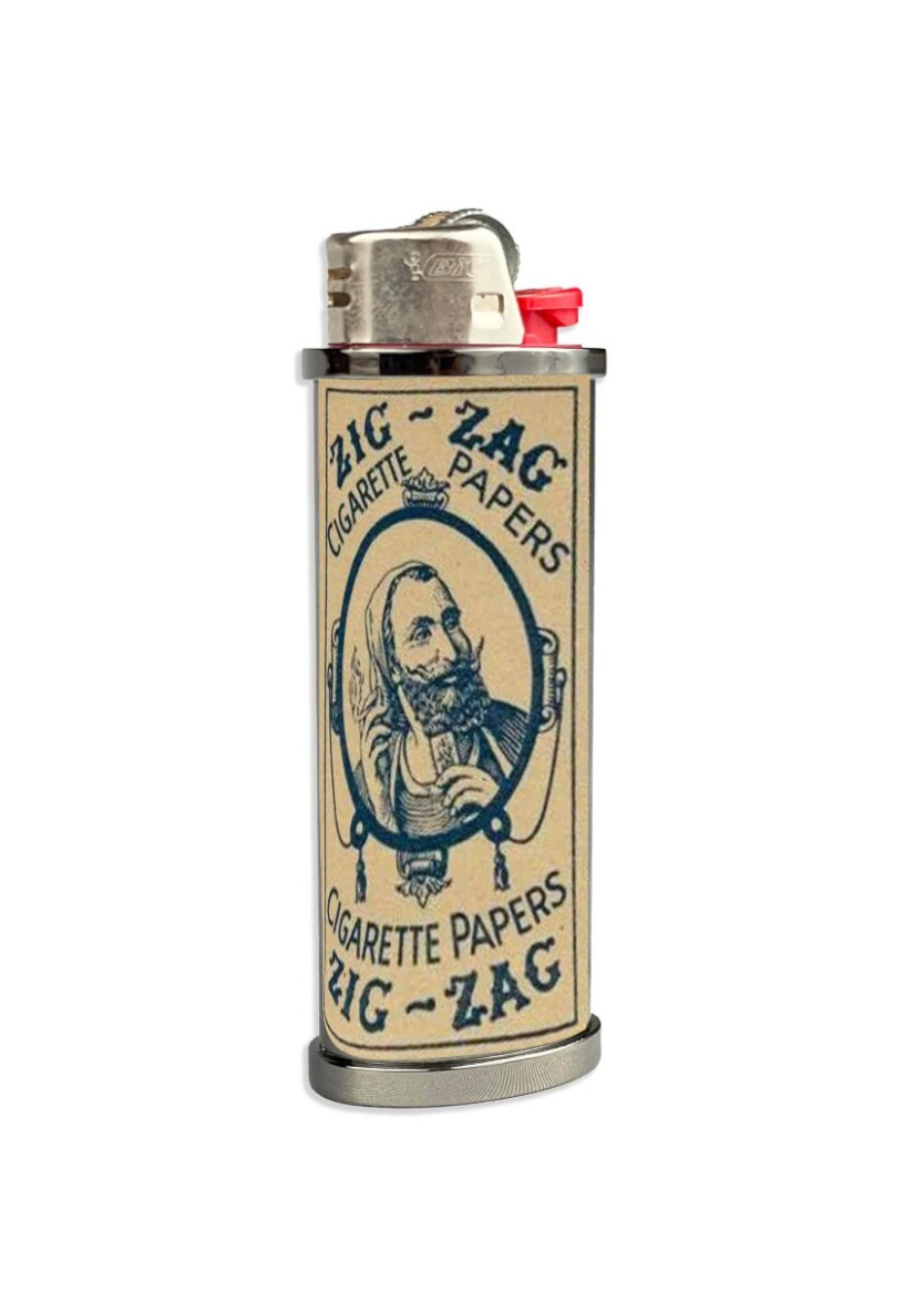 Zig Zag ad Lighter sleeve Handmade rollin’ paper