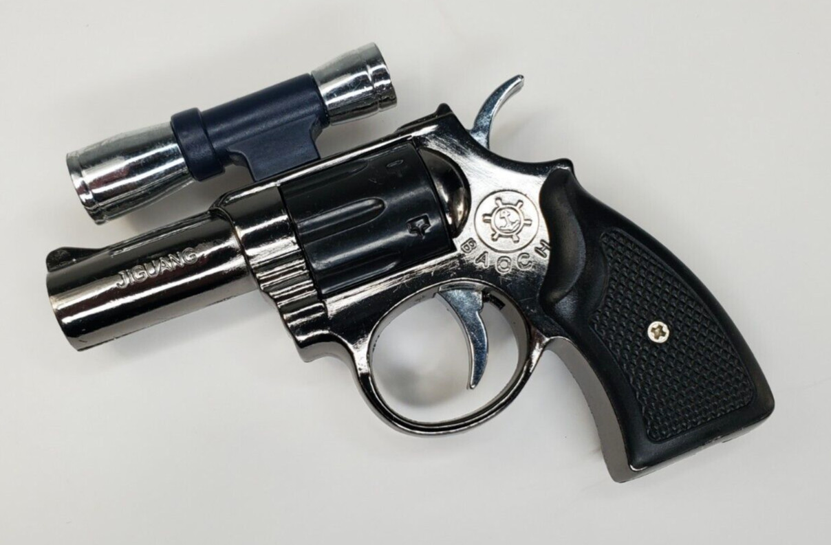 Toy gun Lighter Revoler weapon butane Collectable Rare