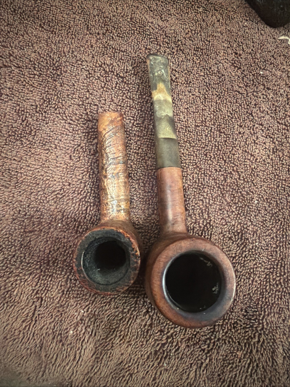Lot Of 13 Tobacco Pipes & Stems Mixed Lot Preowned Mostly Branded As Shown READ