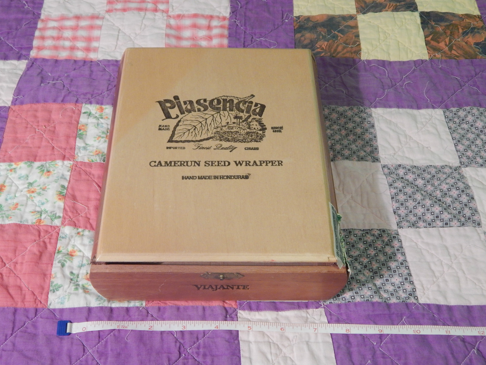 Plasencia (WOOD CIGAR BOX) w/ Honduras Tax Stamp (Viajante) FREE SHIP. – Ltd.