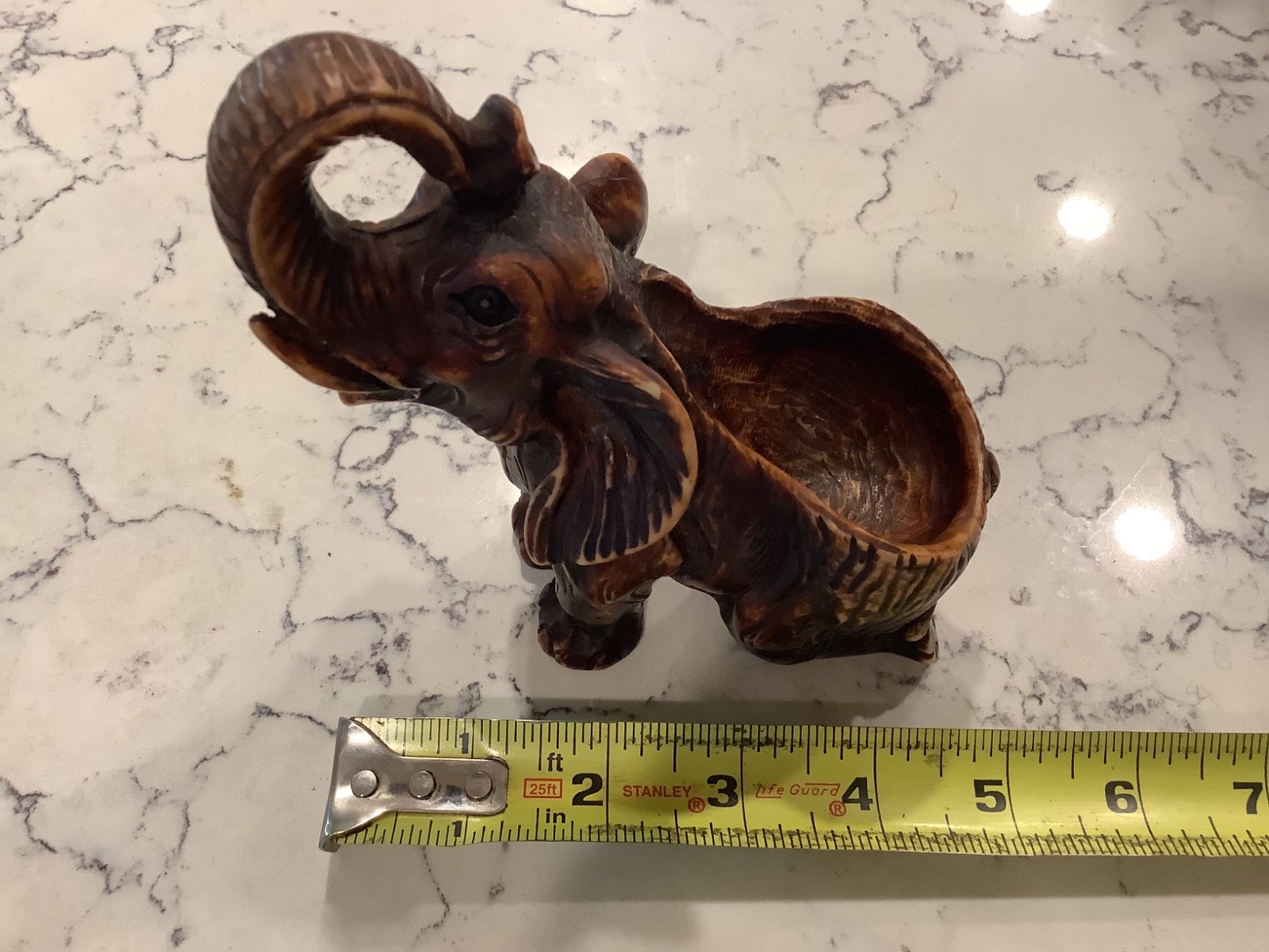 RARE ELEPHANT PIPE REST Comoy’s Of London RESIN Made In ITALY