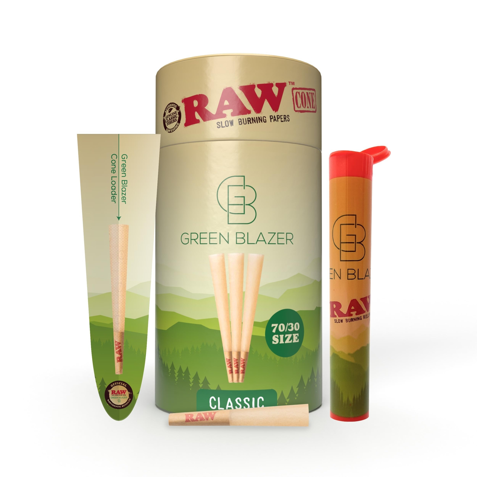 RAW Cones Single Size Dogwalker: 150 Pack – Mini Pre Rolled Cones Shorter Tha…