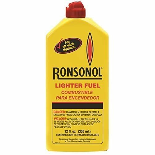Ronson Ronsonol Lighter Fluid Fuel Package 12 Oz fuel Best Lighter Fuel