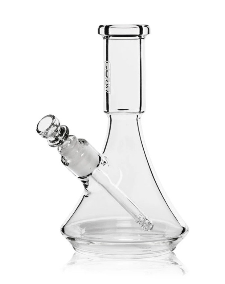 GRAV® SMALL MINI DECO BEAKER BONG, 6.5”, WATER PIPE, Bubbler, AUTHORIZED DEALER!