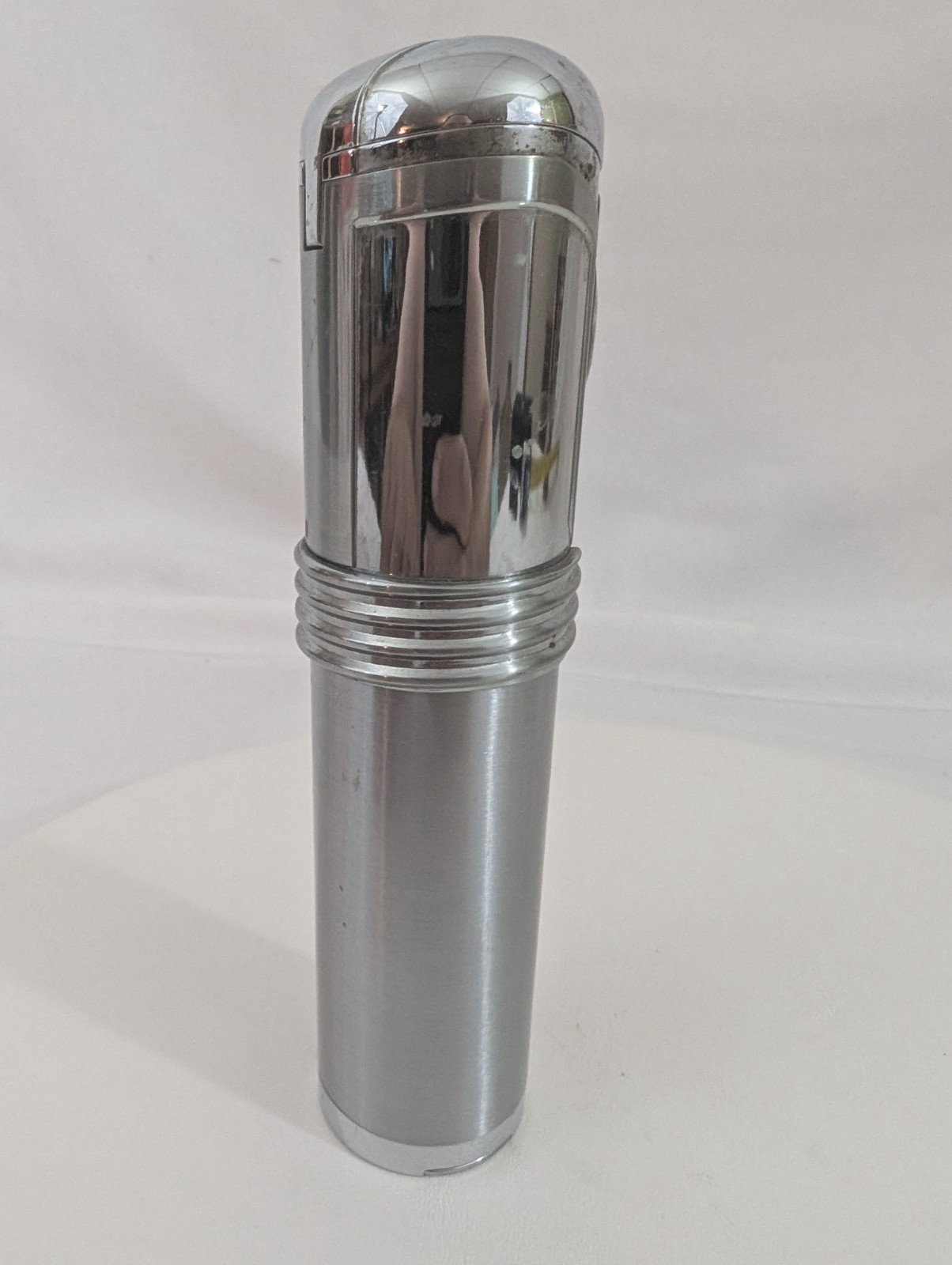 Rocky Patel 5-Jet Torch Cigar Lighter Chrome Silver Tone Tabletop Magic Pat