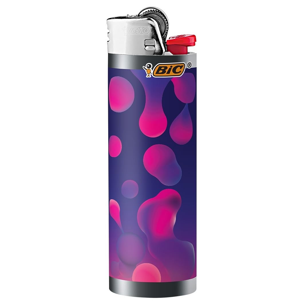 8 Count Pocket Lighter Set – Special Edition Lava Series, Refillable & Compact