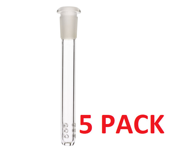 5X 5.5”Hookah Water Smoking Pipe Glass Bong Downstem for 11/12/13in Bong Use
