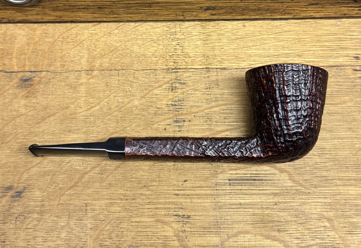 Mastro De Paja Two Sun 1C Media Oval Shank Dublin Superb Italian Estate Pipe