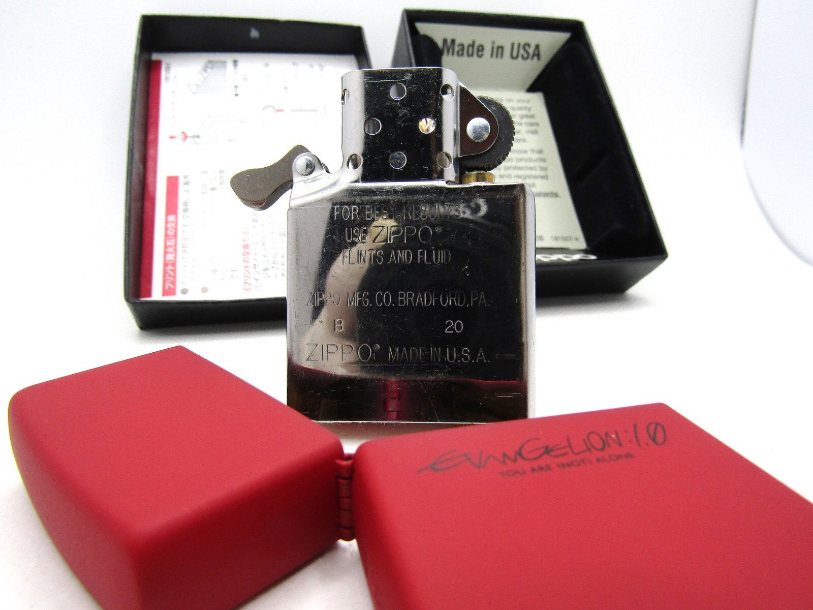 Evangelion 1.0 Limited No.0090 Zippo Oil Lighter 2020 MIB Rare