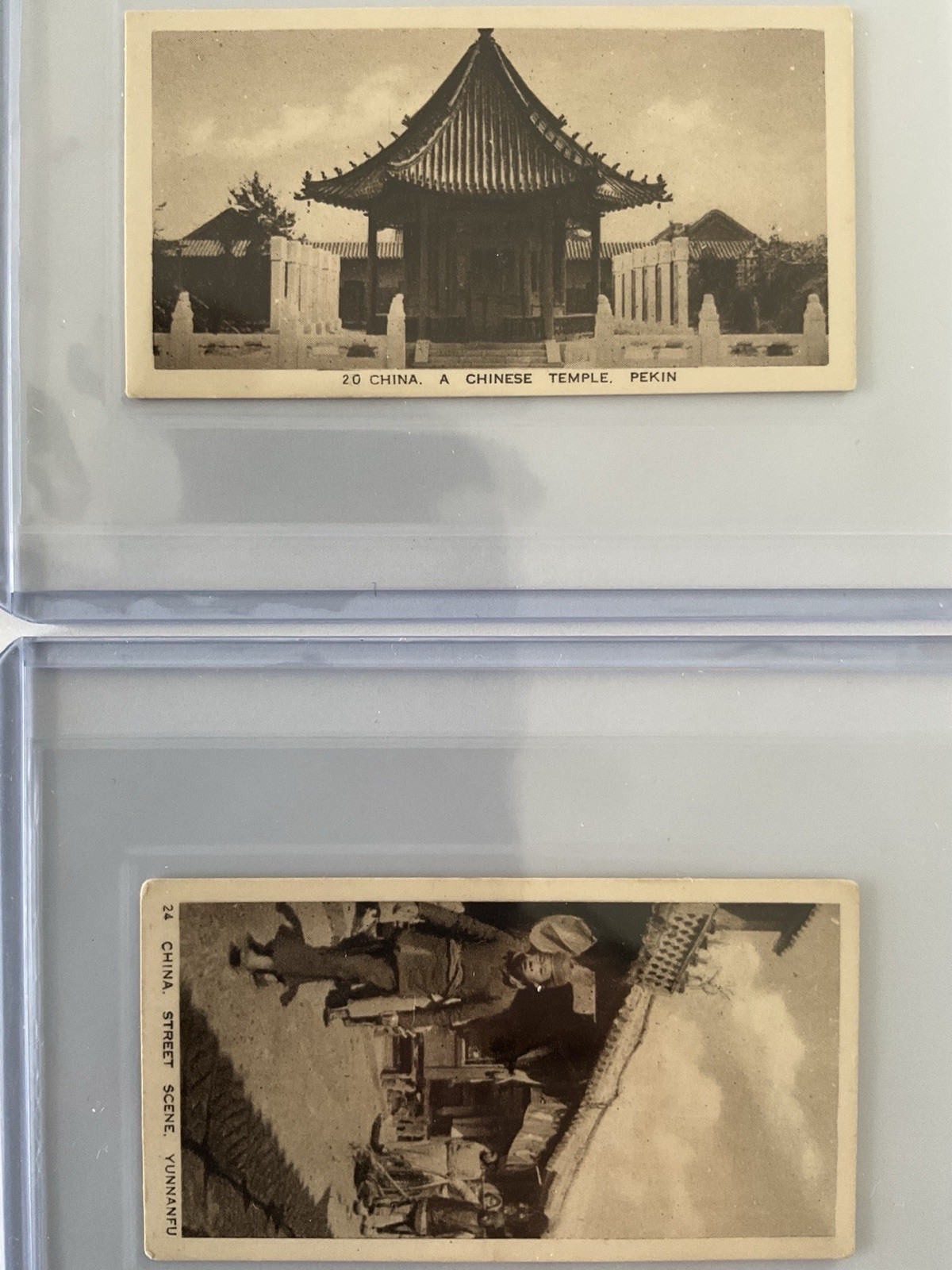 Vintage 24 Tobacco Cards “Chinese Scenes” By United Kingdom Tobacco Company Ltd.