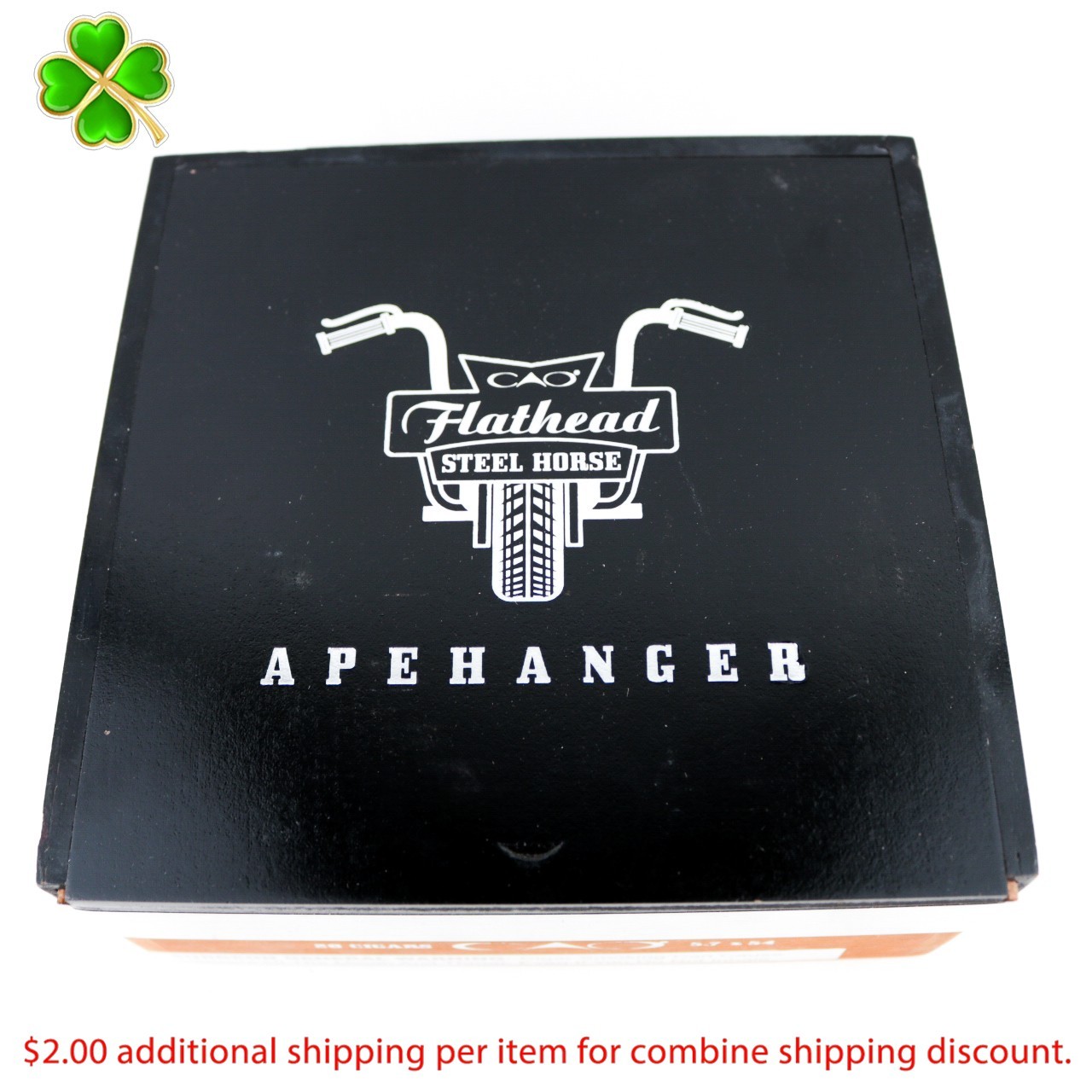 CAO Flathead Steel Horse Apehanger Empty Wood Cigar Box 6.5″ x 6.25″ x 3″