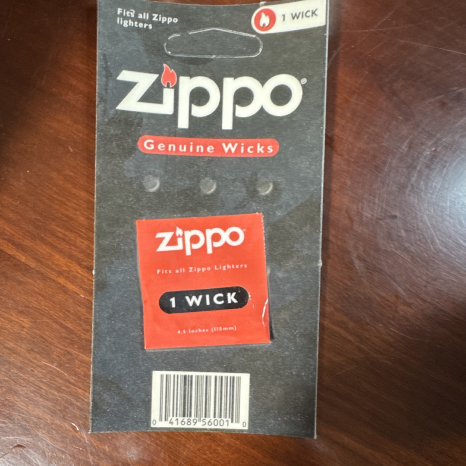 Zippo Genuine Wick Replacement Fits Zippo Lighters 1 Wick 4.5 in. FREE SHIPPING